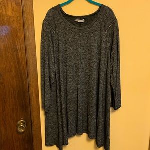 Maurice’s dark gray tunic sweater